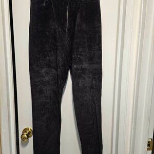 Donna Pella Suede Bootleg Jeans Size 12